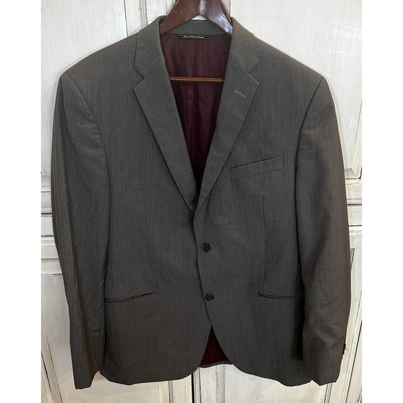 Saks Fifth Avenue Mash CT 42R Blazer 100% Wool‎ - Picture 2 of 9